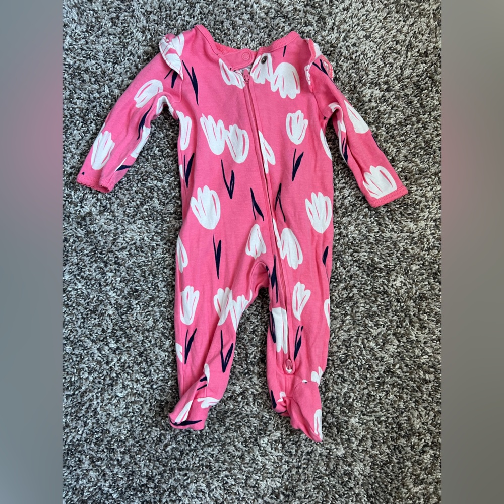 Pink Baby Girl Onesie/Pajamas